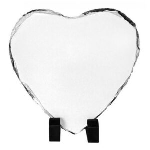 Foto Piedra 15x15cm Corazón Brillo